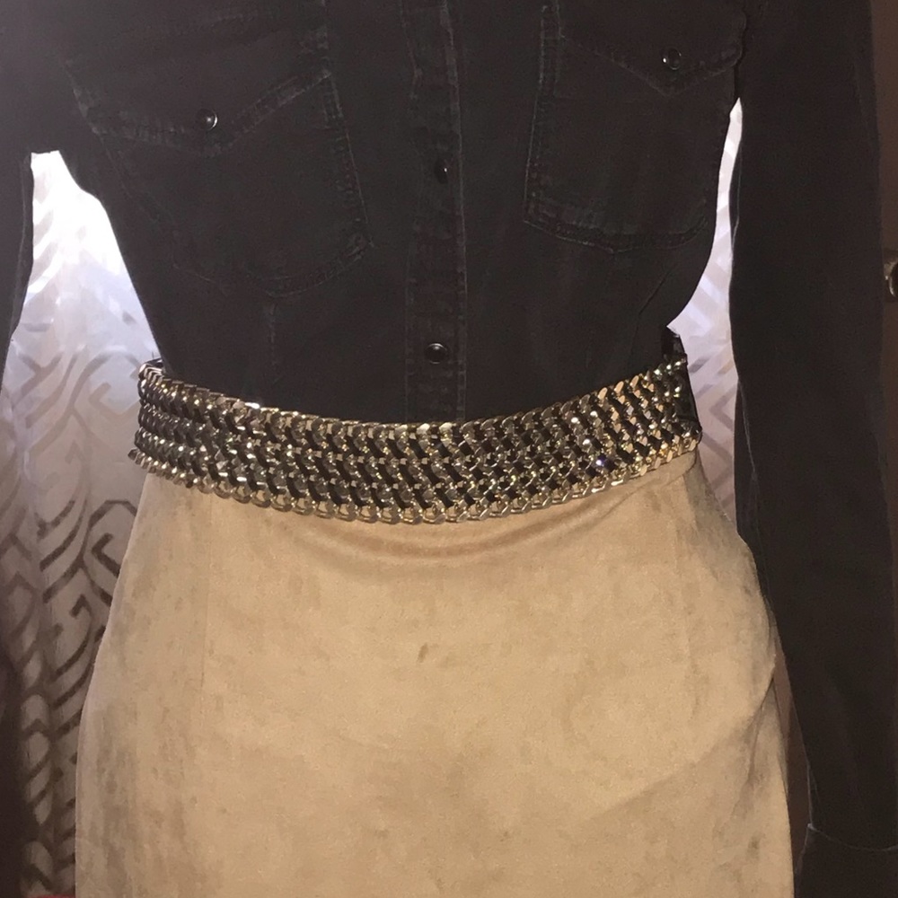 Gold and black belt